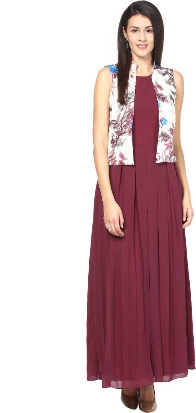 Athena Women's Maxi Brown Dress